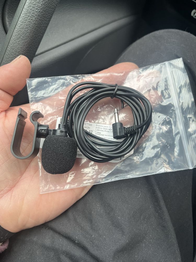 Microfone de Auto-Rádio 3,5mm
