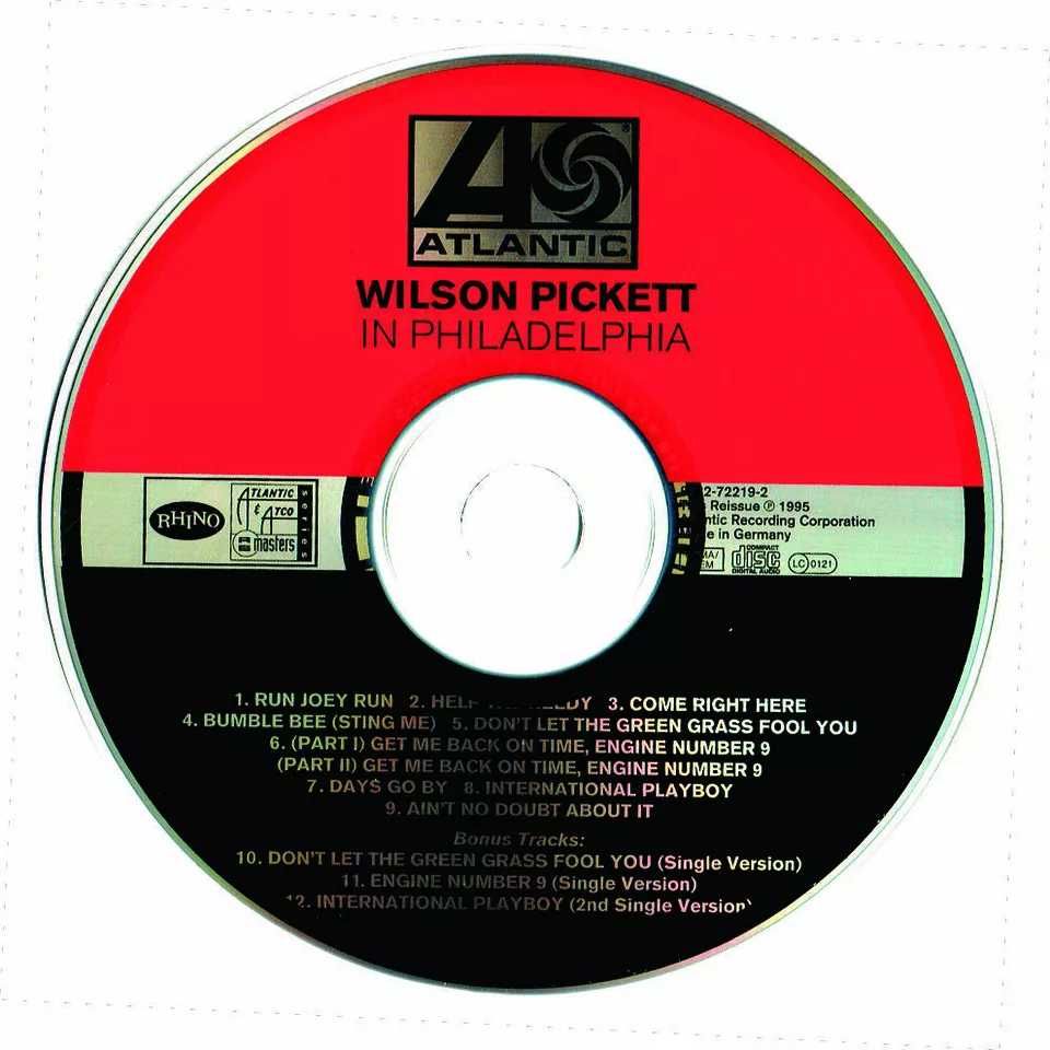 WILSON PICKETT - In Philadelphia - CD - Made in Germany - 1995 NM