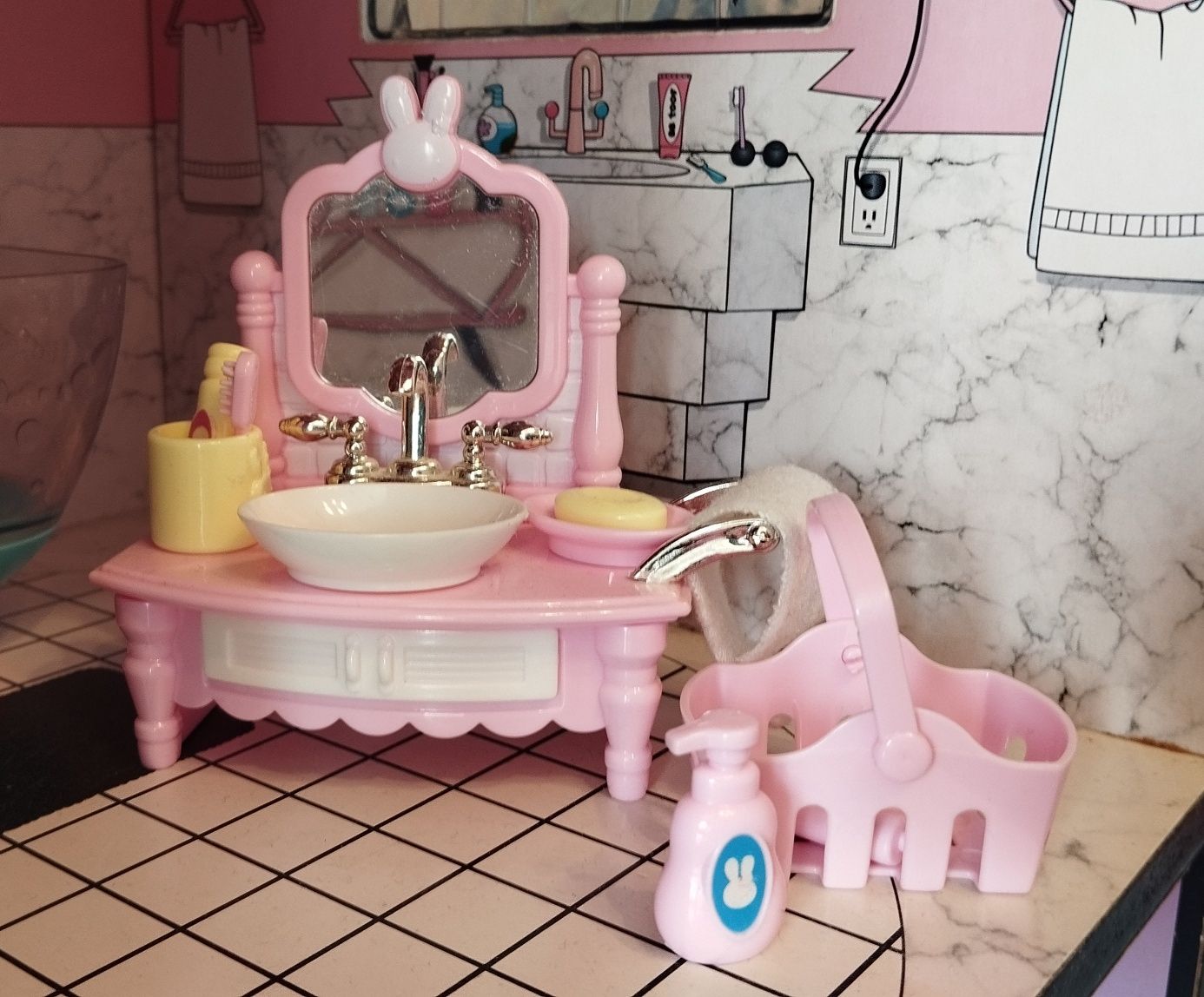 Набор в ванную комнату для кукол LOL,и не только.Зубная паста,мыло т.д