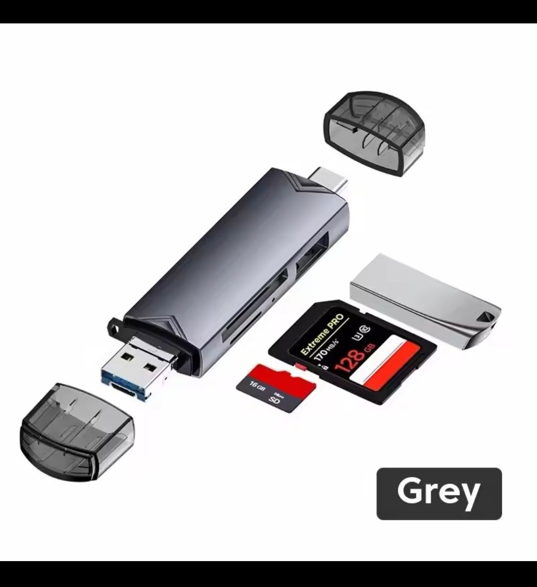 Adapter czytnik KART Pamięci 6w1 USB 3.0