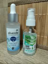 Essence serum + Alverde esencja z kwasem hialuronowym