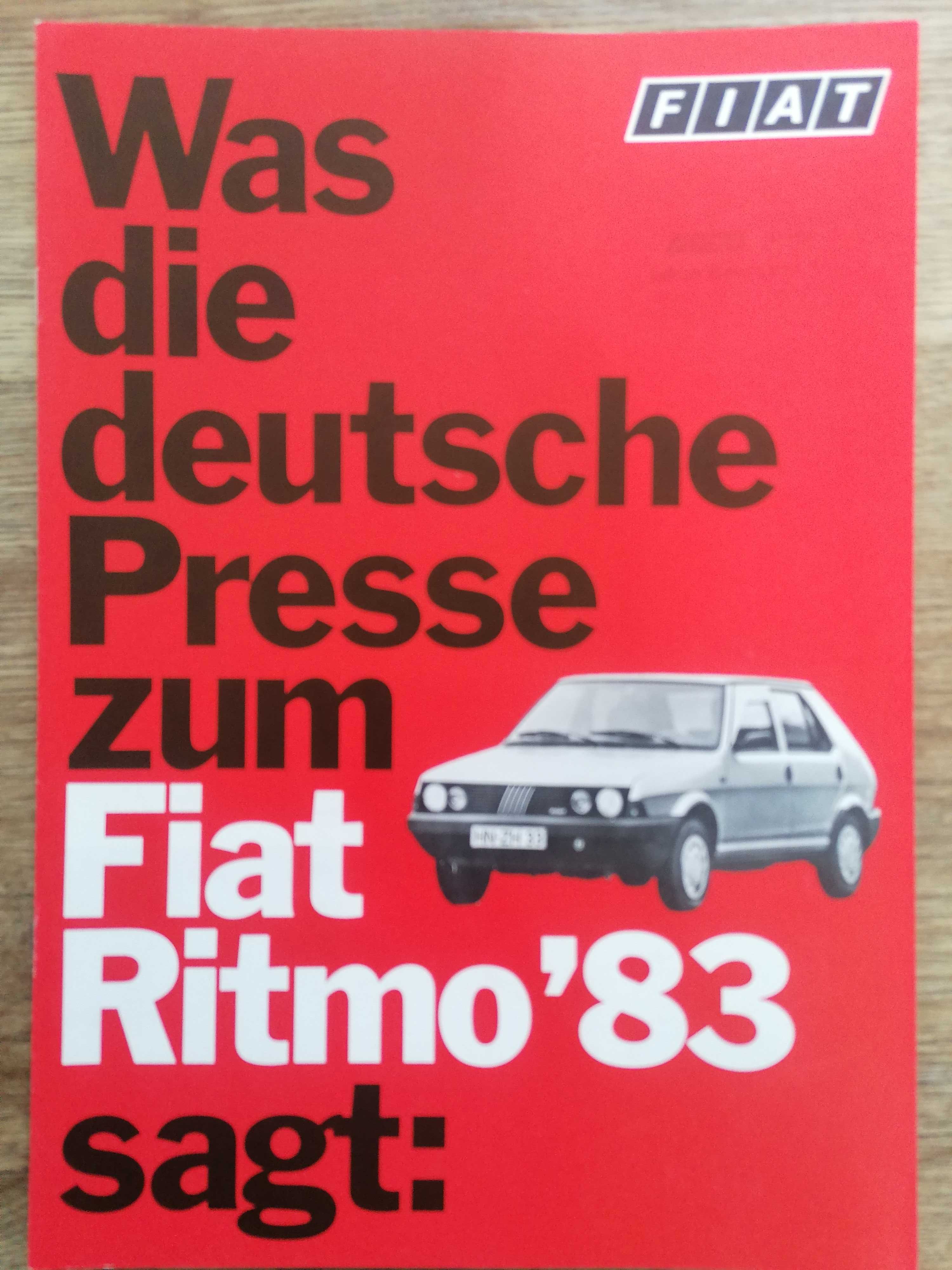 Prospekt Fiat Ritmo Prasówki
