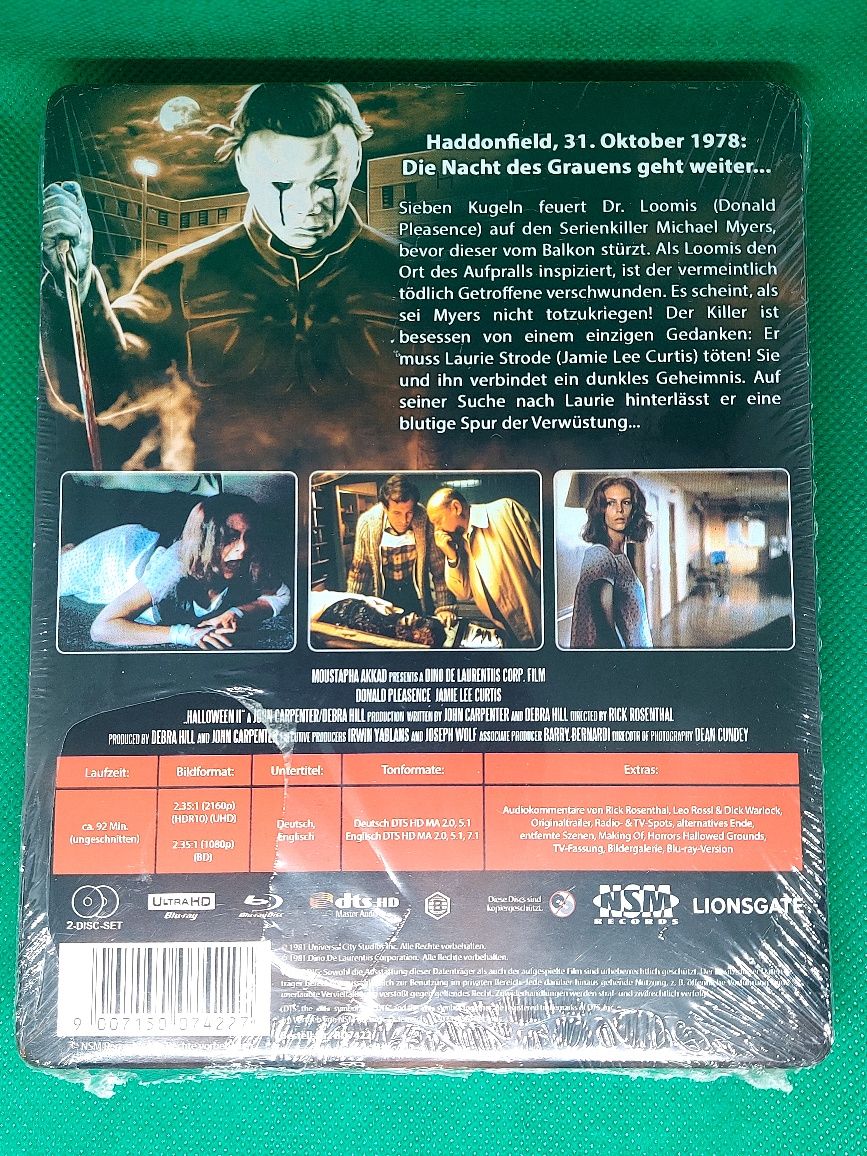 Limitowana edycja steelbook Halloween II Blu-ray