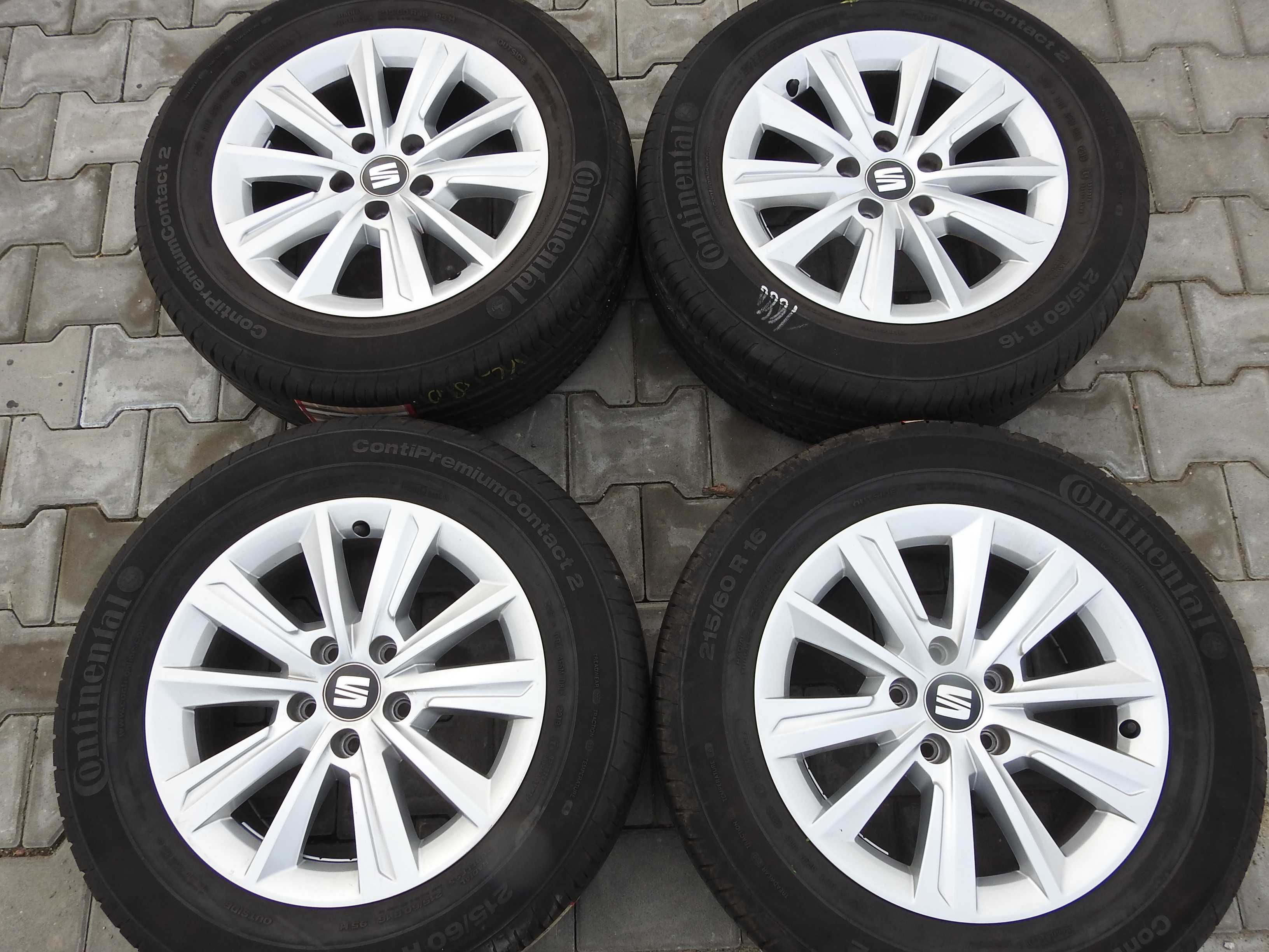 4x 16" 5x112 Super stan SEAT OE ET33 6,5J 7N5 Super STAN