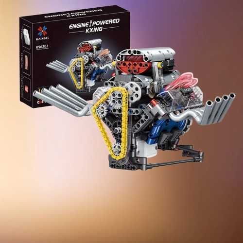 Nowy silnik elektryczny V8 z klocków