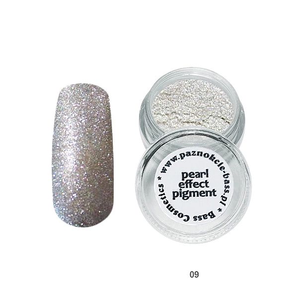 Pigment perłowy 7 mlefekt syrenki mgiełka srebrna / Bass Cosmetics