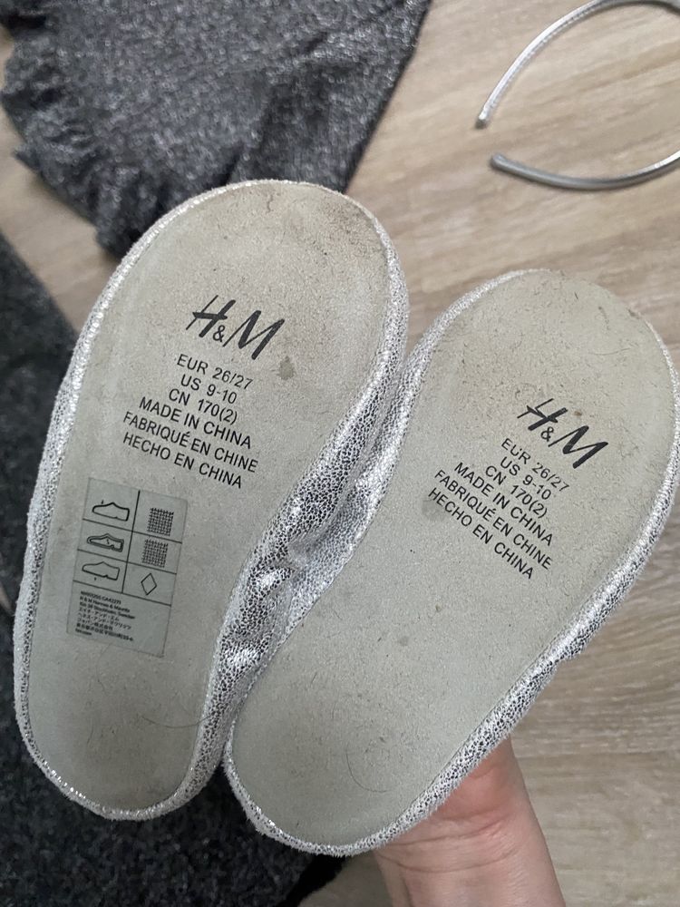 Komplet dla dziewczynki bal karnawał sylwester 110 4-5 lat i butki h&m