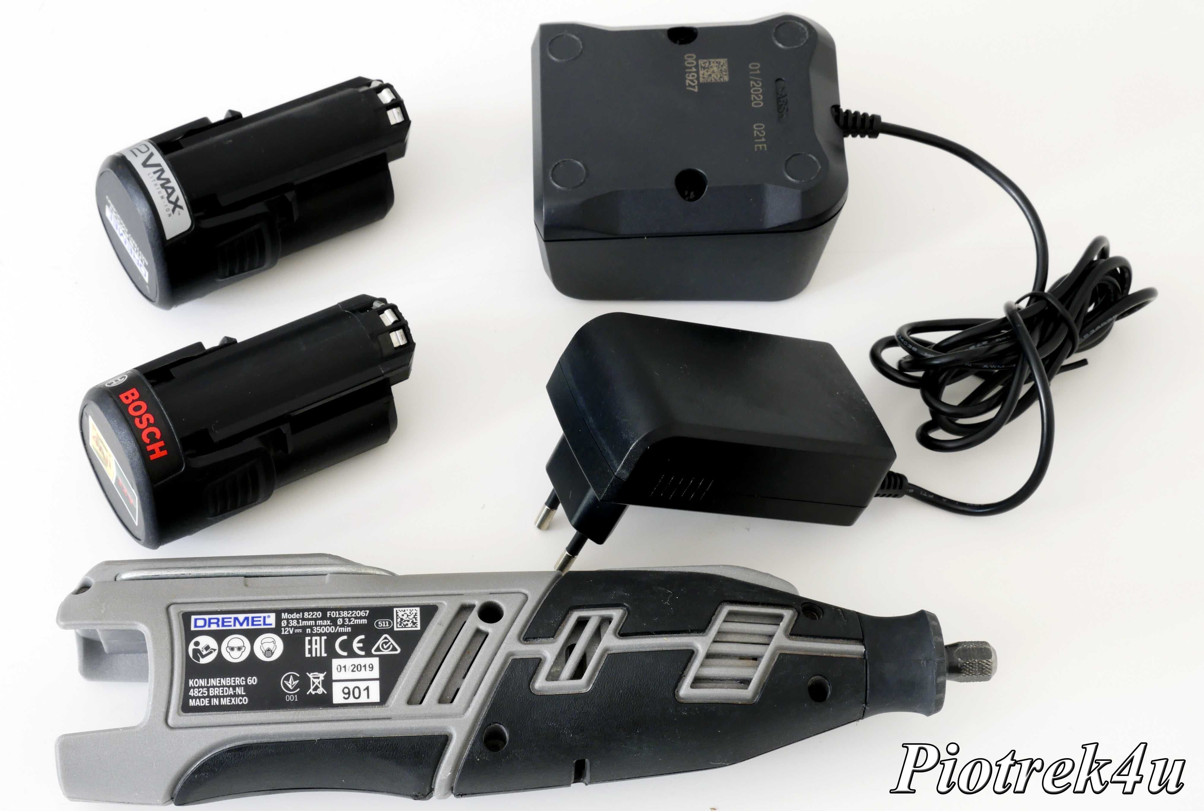 Dremel 8220 12V + 2 baterie i ładowarka GAL 12V-20