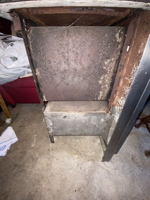 Fogao de lenha em inox de aquecimento central