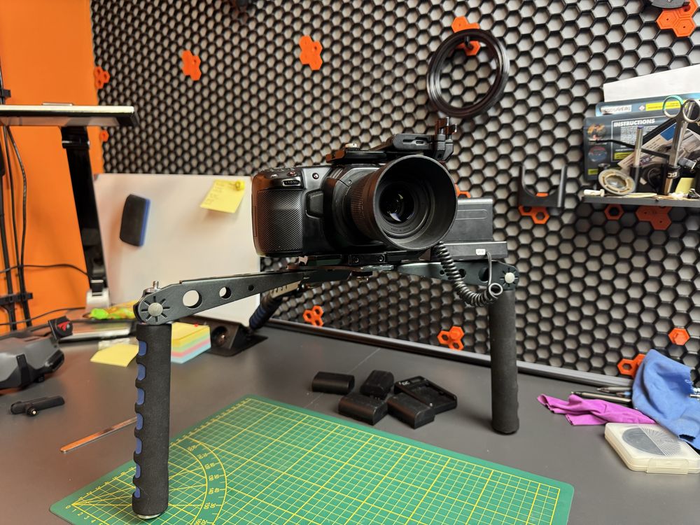 Kamera blackmagic pocket 4k zestaw sigma 30 rig baterie filtr nd