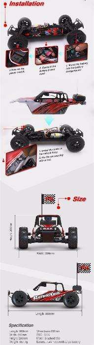 Eachine RatingKing F14 Buggy Com Câmera 1/14 4x4 RTR RC Car c/ FPV