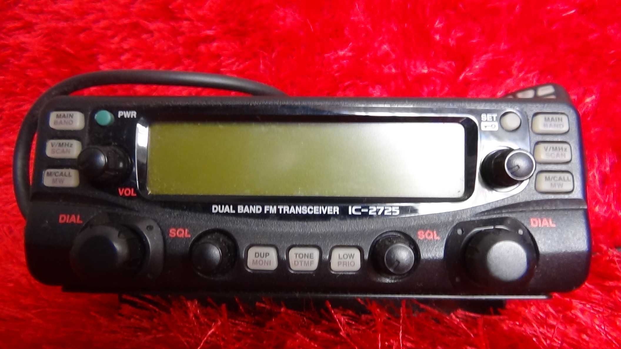 1 – Icom Dual Band FM Transceiver, IC-2725E