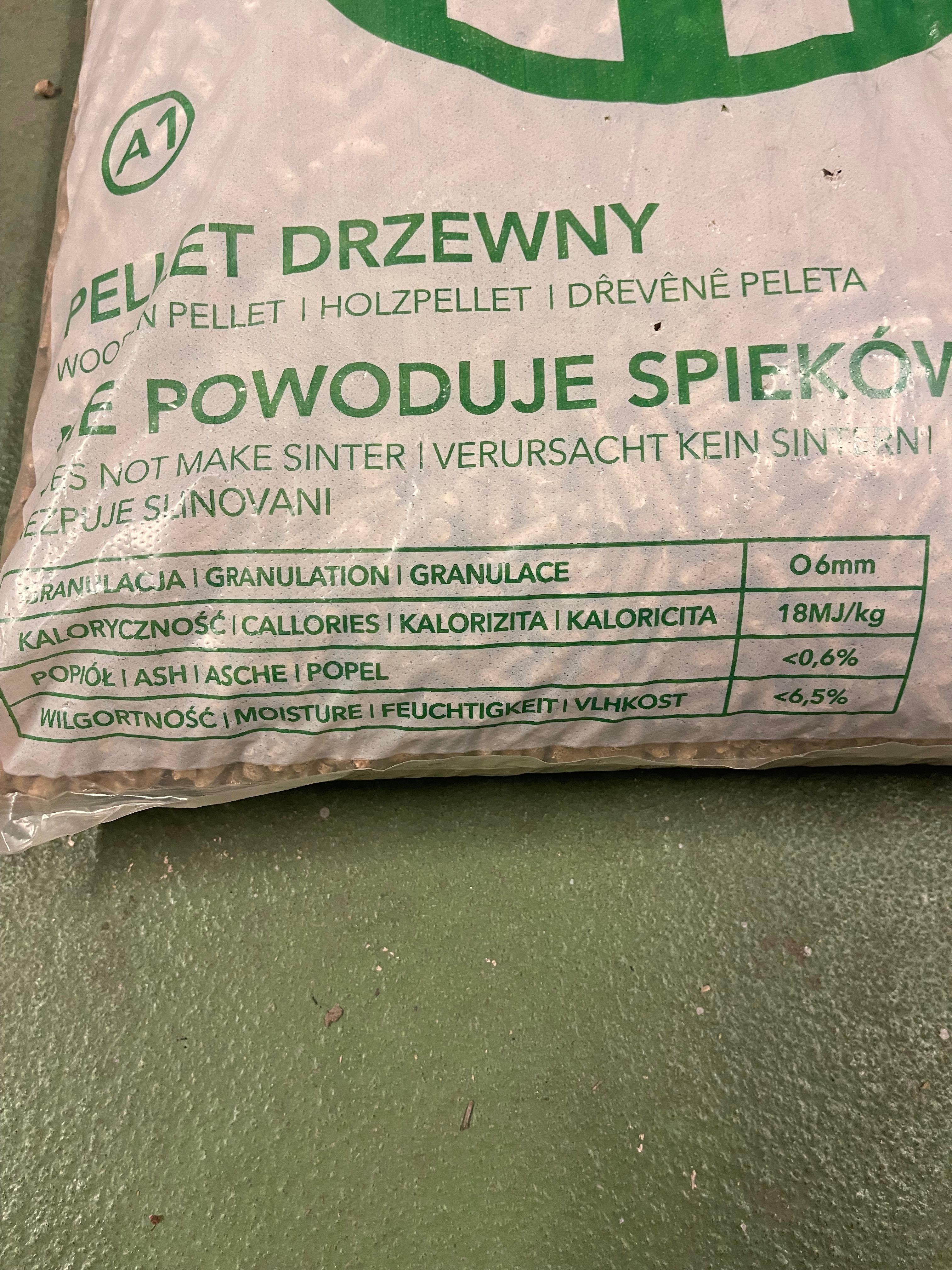 Pellet Sosnowy z Certyfikatem A-1 Din Plus