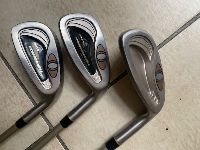 Kije kij do golfa KOMPERDELL nr 9 S P sand pitching wedge prawa ręka