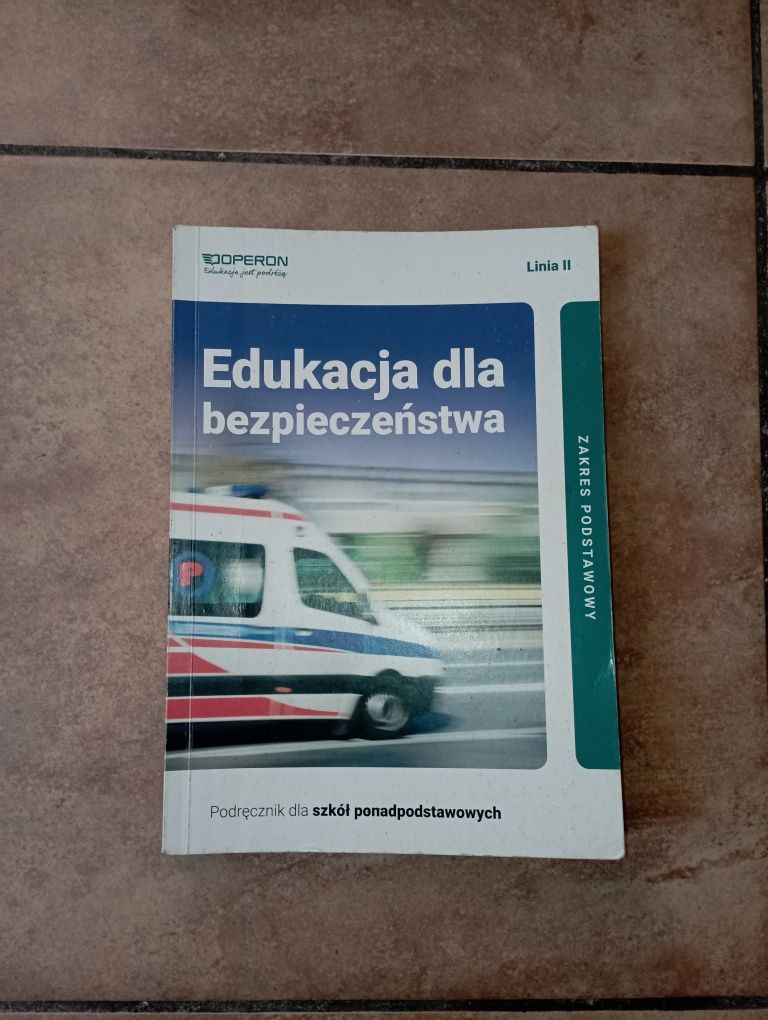 Edukacja dla bezpieczeństwa, podręcznik dla szkół ponadpodstawowych.