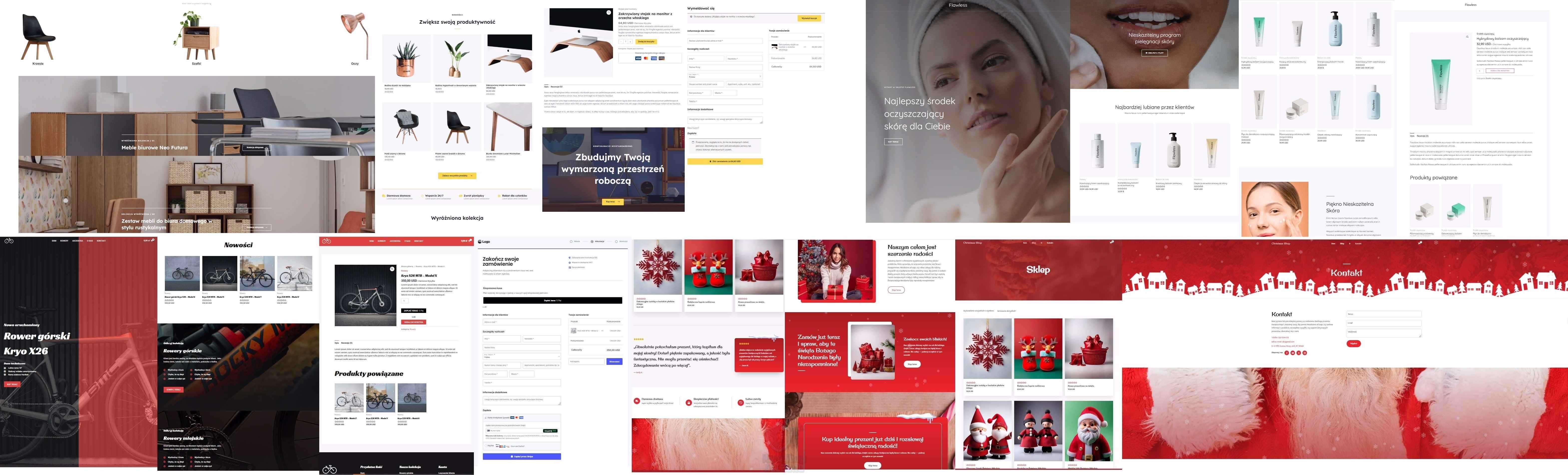 Strona Internetowa Sklep Internetowy Wordpress Woocommerce PrestaShop