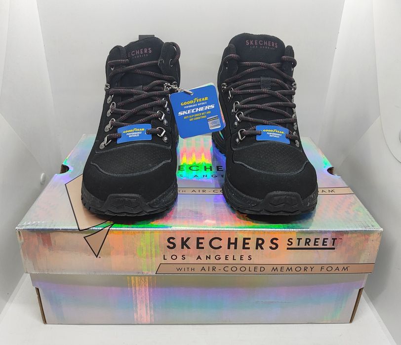 Замшевые 24см теплые ботинки Skechers Uno Trail оригинал