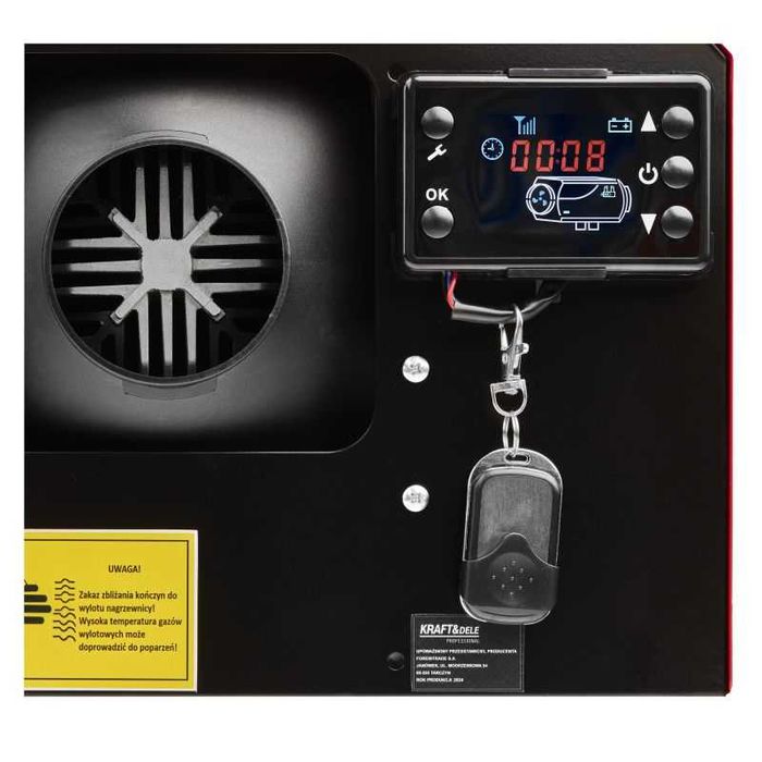 Nagrzewnica WEBASTO 8kW 12/230V Kraft Dele KD11780 Pilot