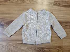Sweter swetr Zara rozpinany 9-12m 80cm bluza