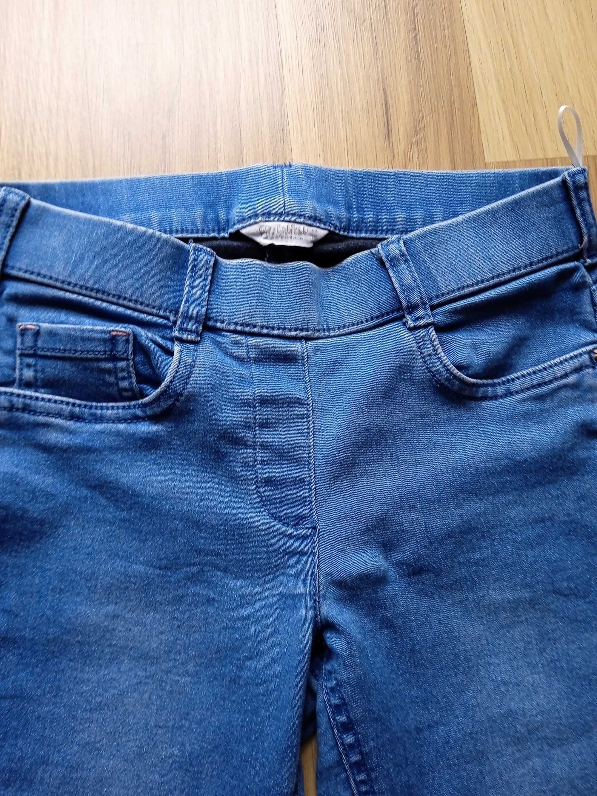 Spodnie jeans 140 C&A dziewczynka