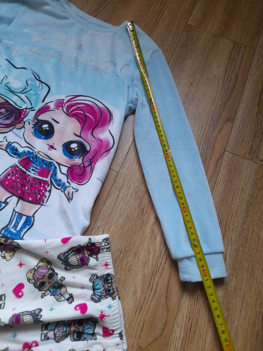 Піжама тепла велюрова лол, піжамка, george, primark, 7-8р. 122-128см.