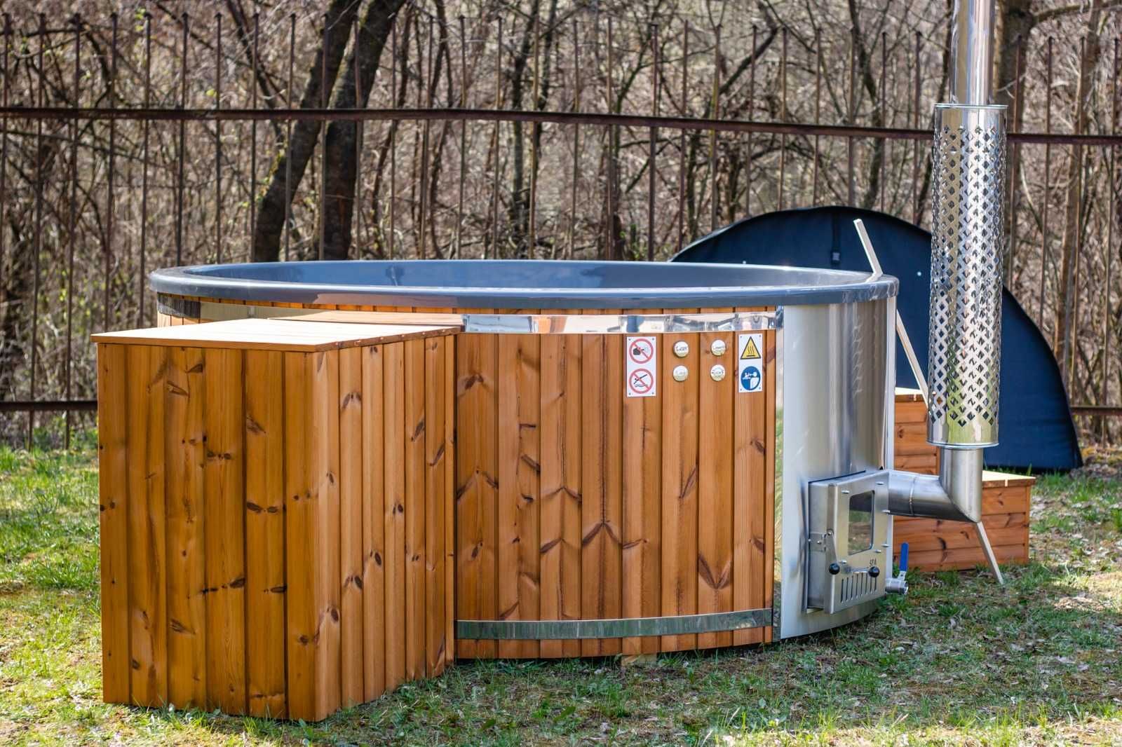 Balia ogrodowa Ruska bania sauna ogrodowa domowe SPA Hot Tub