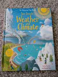 See inside Weather and climate Usborne dla dzieci po angielsku