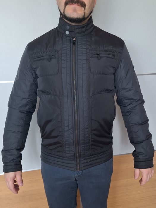 Elegancka kurtka męska czarna Ochnik Grus r. S