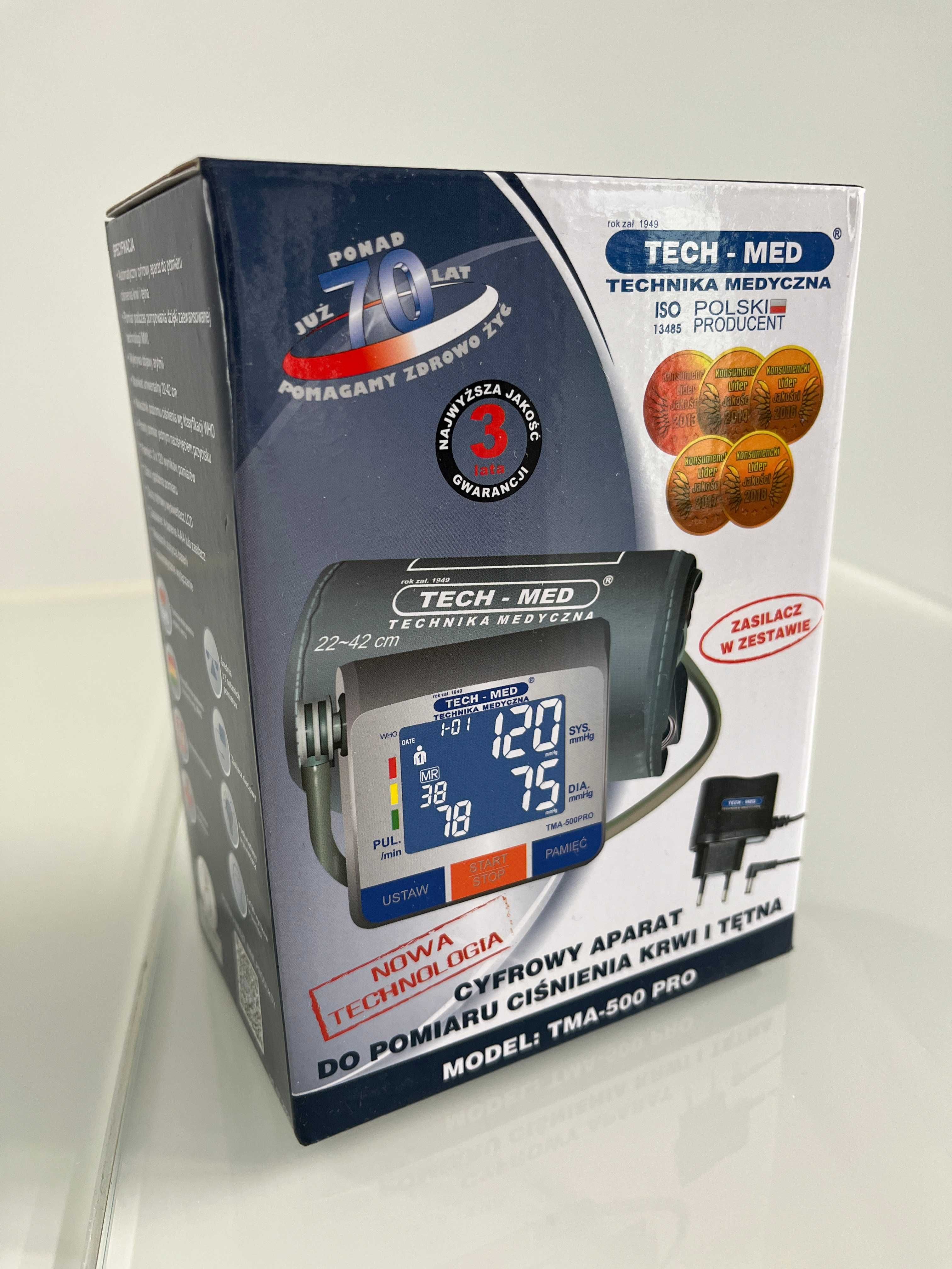 NOWY Ciśnieniomierz TECH-MED TMA-500 PRO