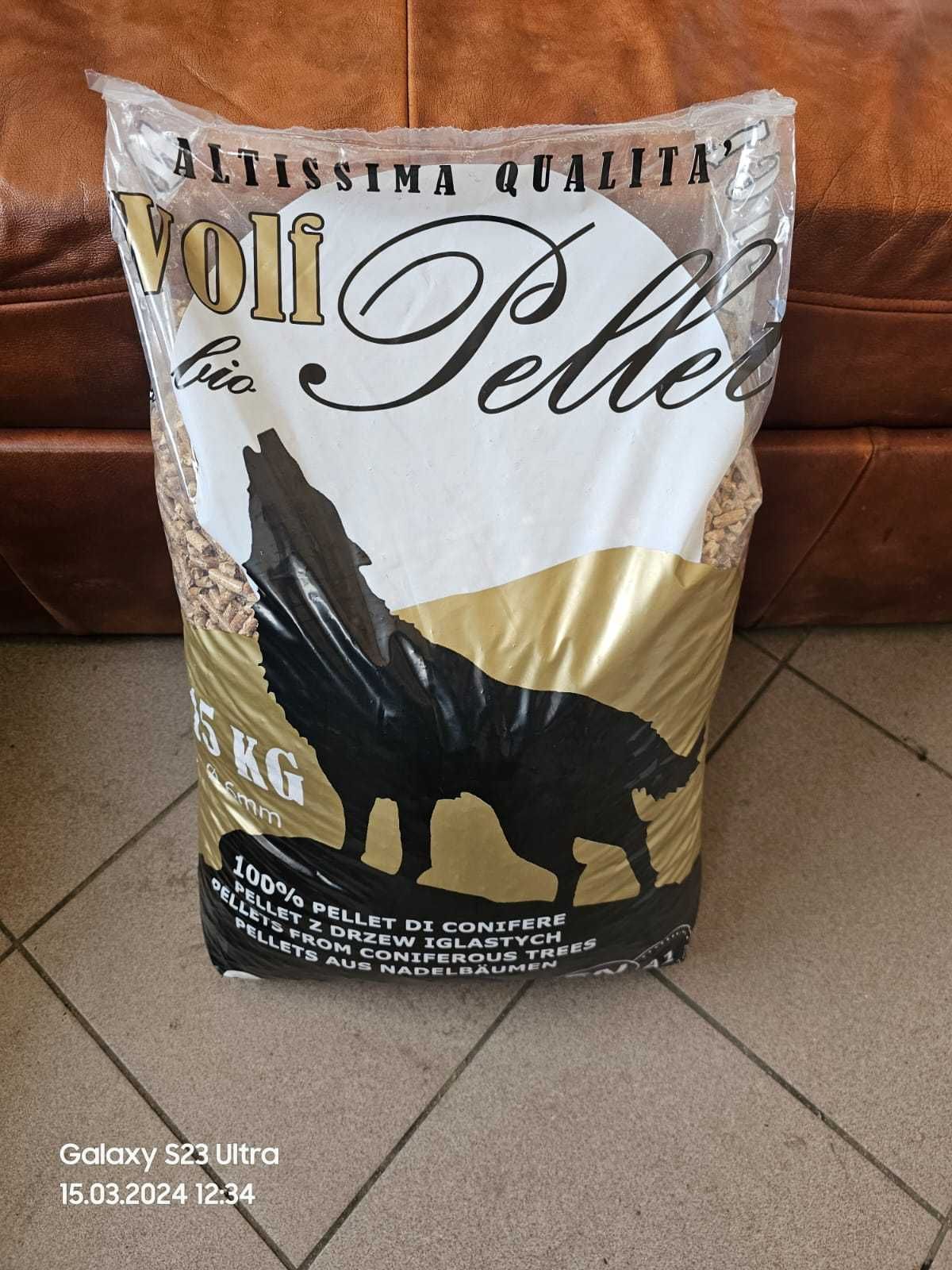 Pelllet Wolf A1 ENplus wysoka jakość ! paleta 975kg