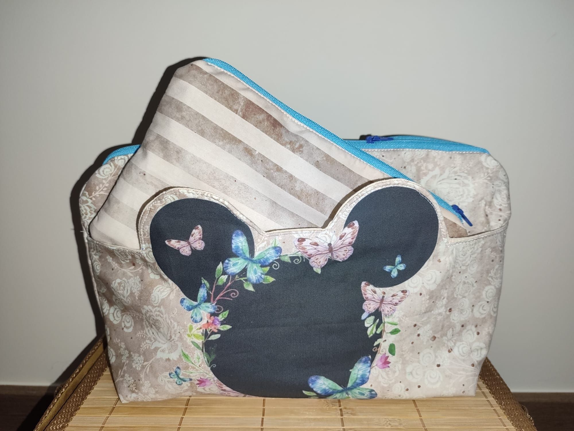 Bolsas duplas de tecido