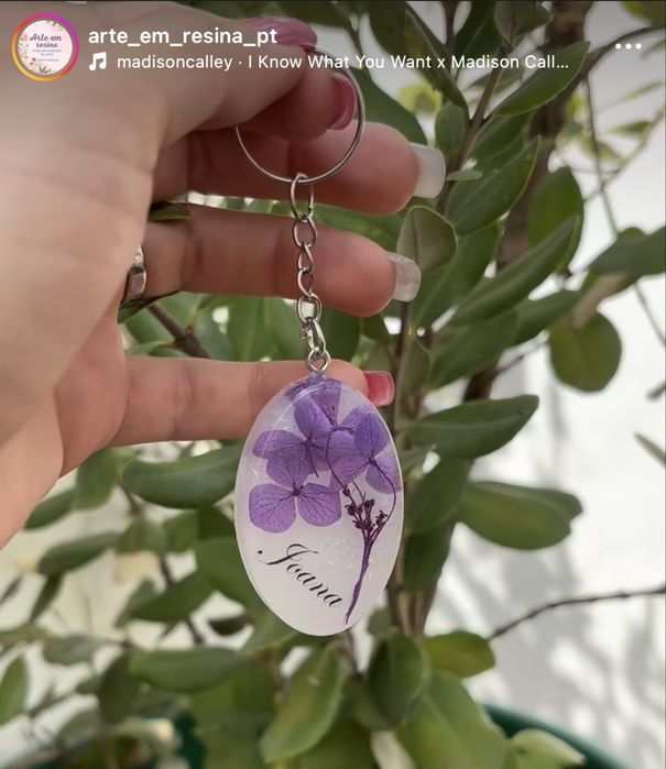 Porta-chaves personalizado com o teu nome