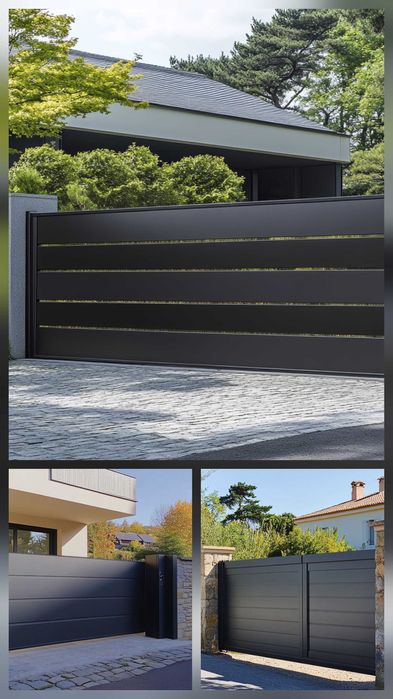 BRAMA NA WYMIAR suwana / skrzydłowa + MONTAŻ + szybki termin + AUTOMAT