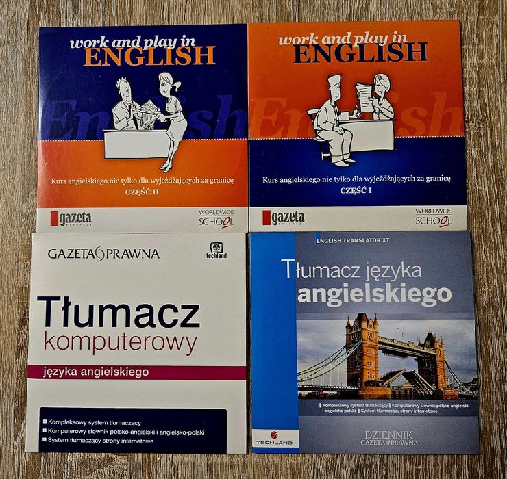 Zestaw 4 płyt do nauki angielskiego