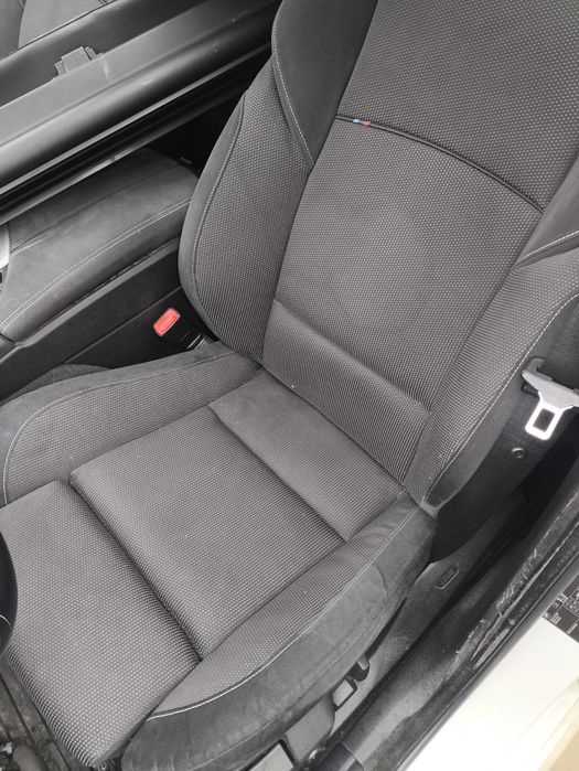 Fotele sport sporty alcantara pół elektrycznych pompowane F10 F11