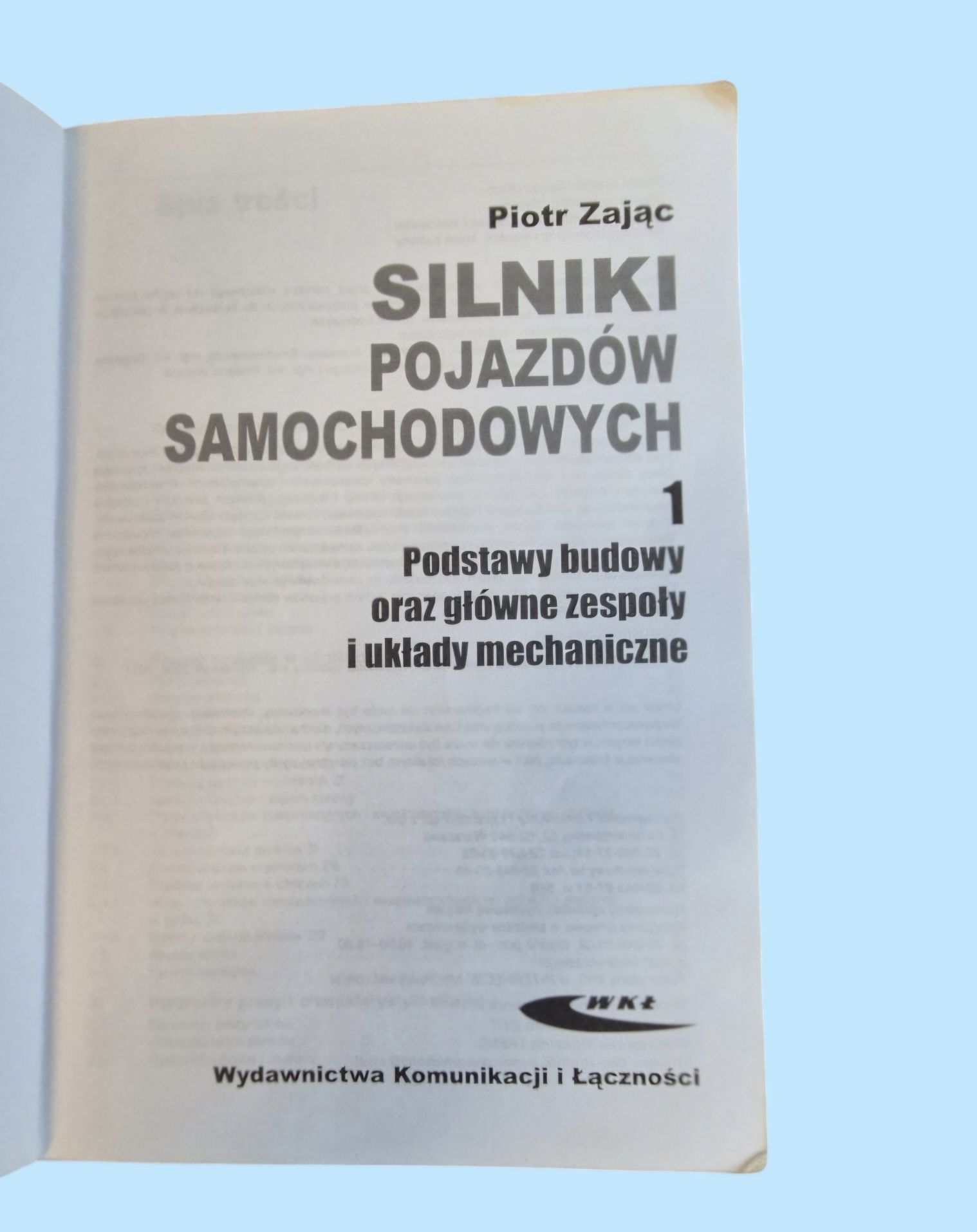Silniki pojazdów samochodowych 1. Podręcznik