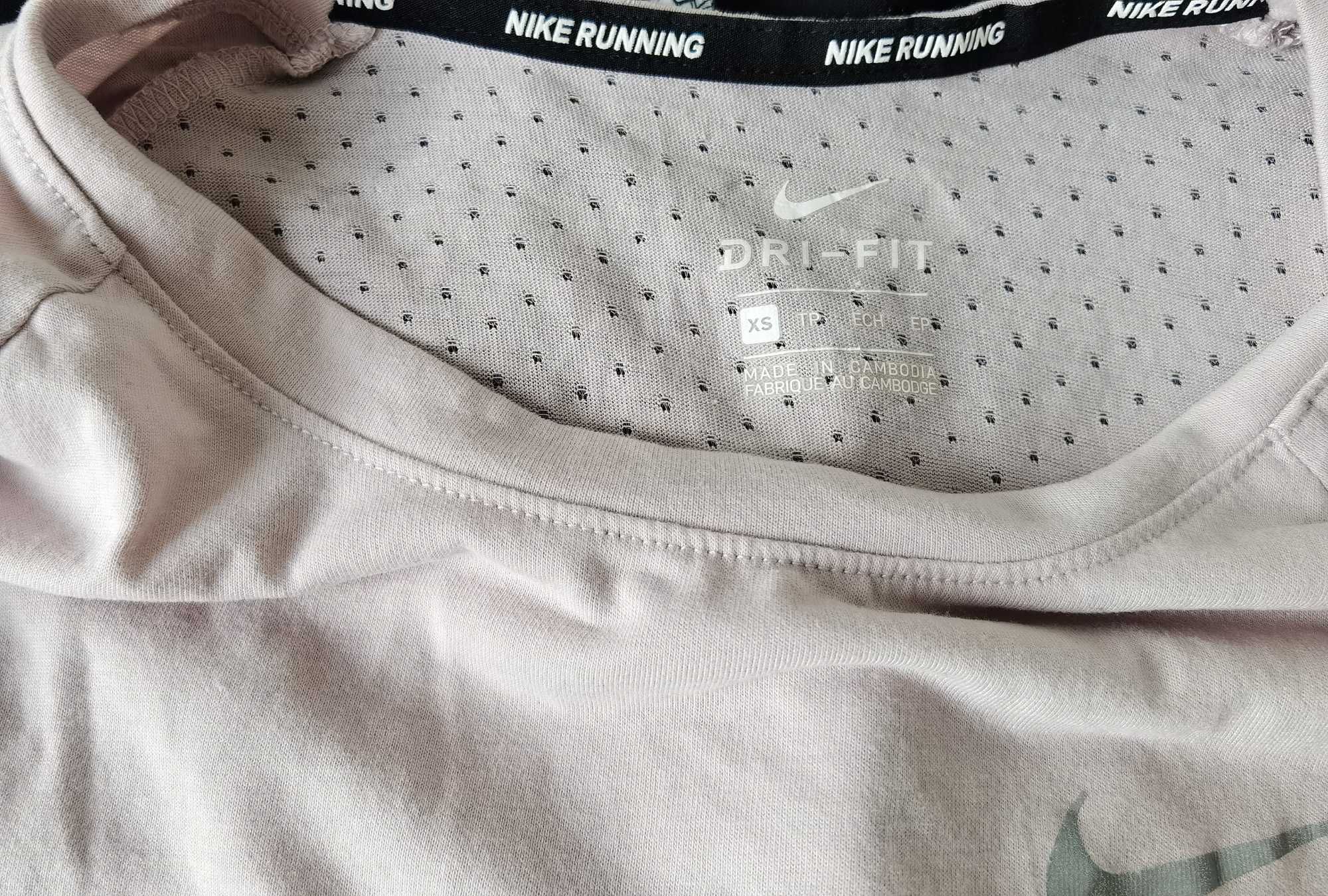 Koszulka NIKE brudny róż