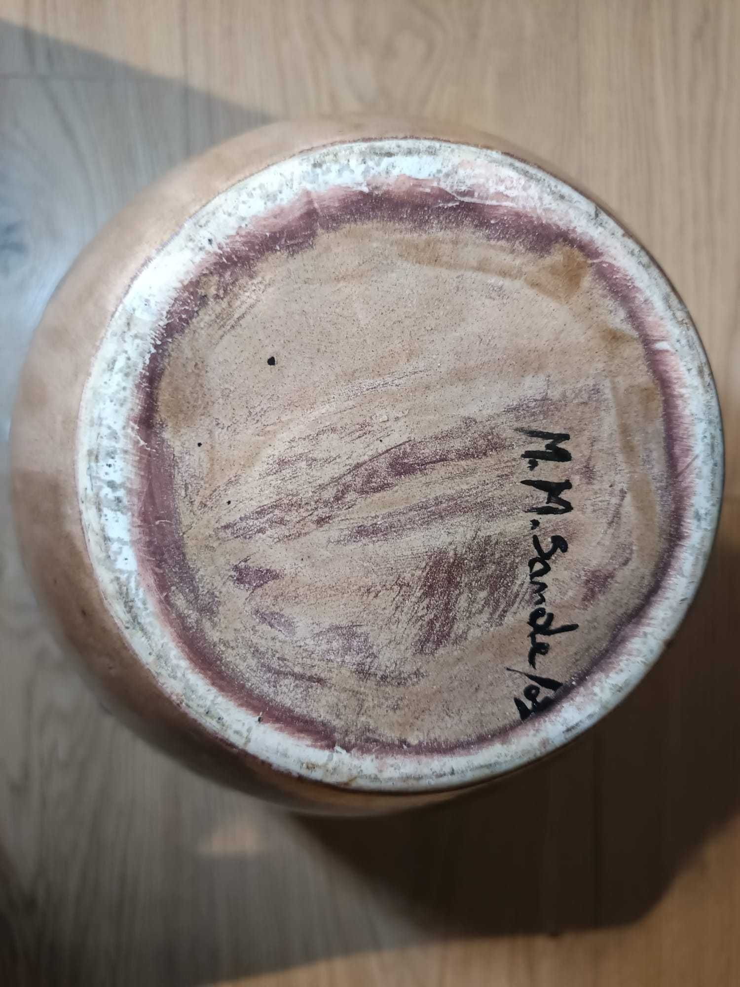 Jarra Decorativa em Cerâmica Vidrada