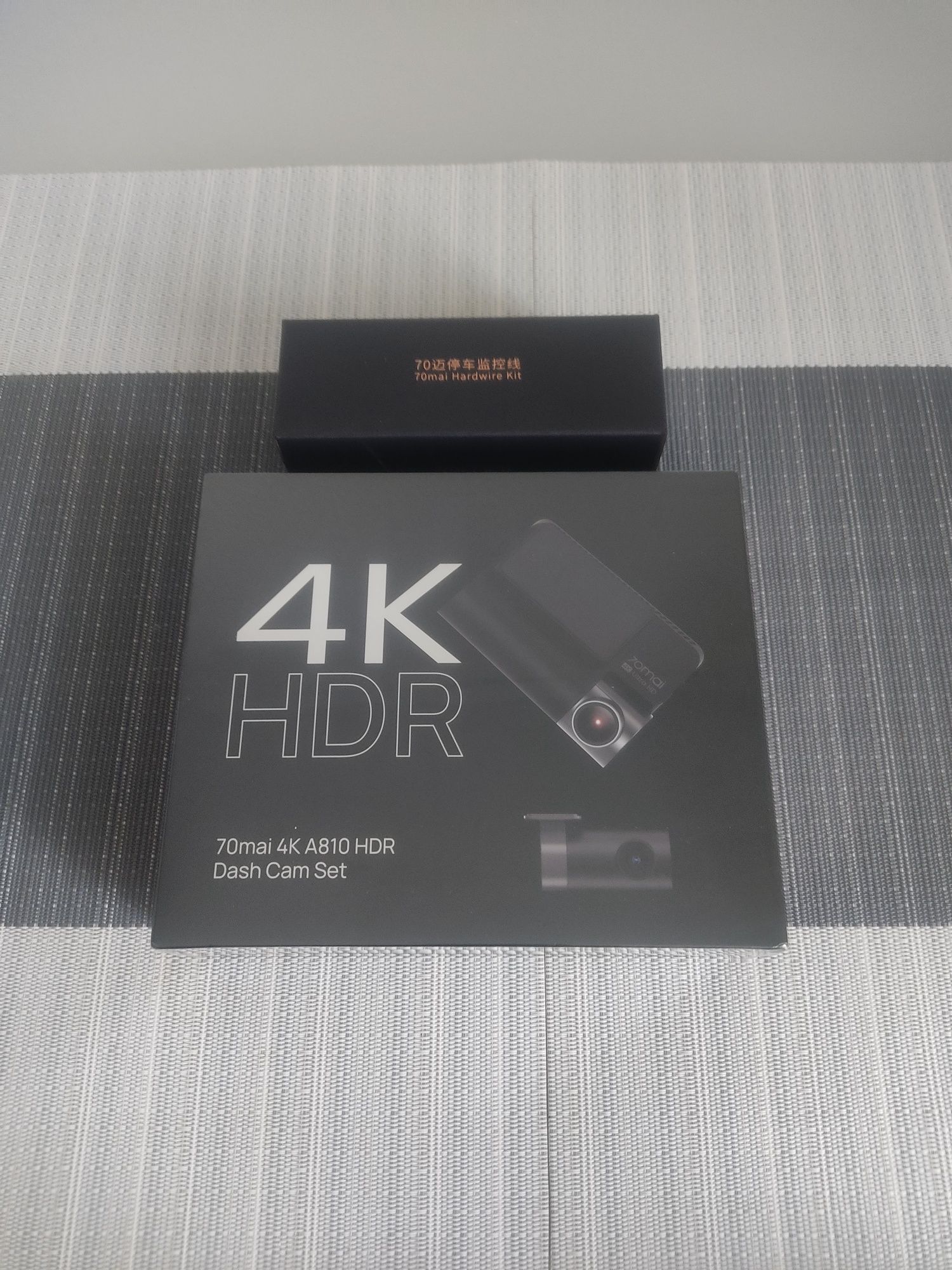 Відеореєстратор 70mai Dash Cam 4k A810+задня камера+паркувальний каб.