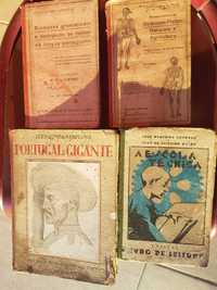 Livros Antigos de História e Estudo - Ano 1928 e 1942