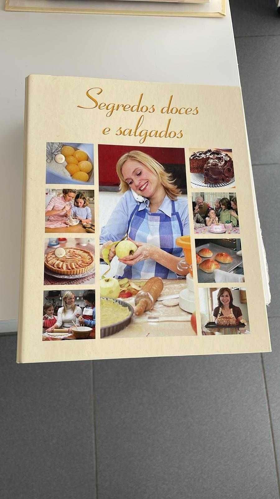 Livros de culinária | Segredos doces e salgados | Bom estado- ASAP