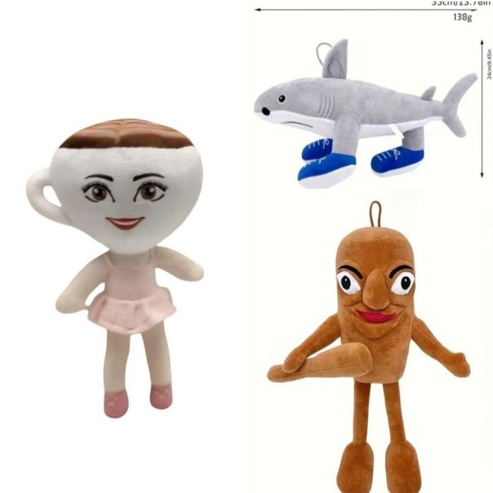 Іграшка балерина капучино акула в кедах тунг сахур тралалело тралала