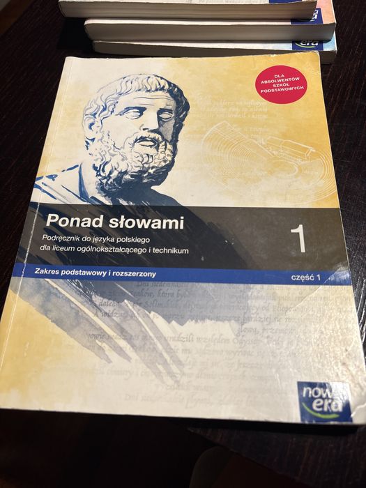 Ponad słowami 1 część1 podręcznik podstawa i rozszerzenie