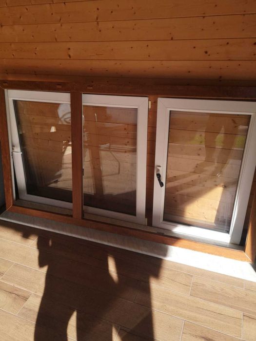 Okno podwójne 2,0 x 1,1m + parapet