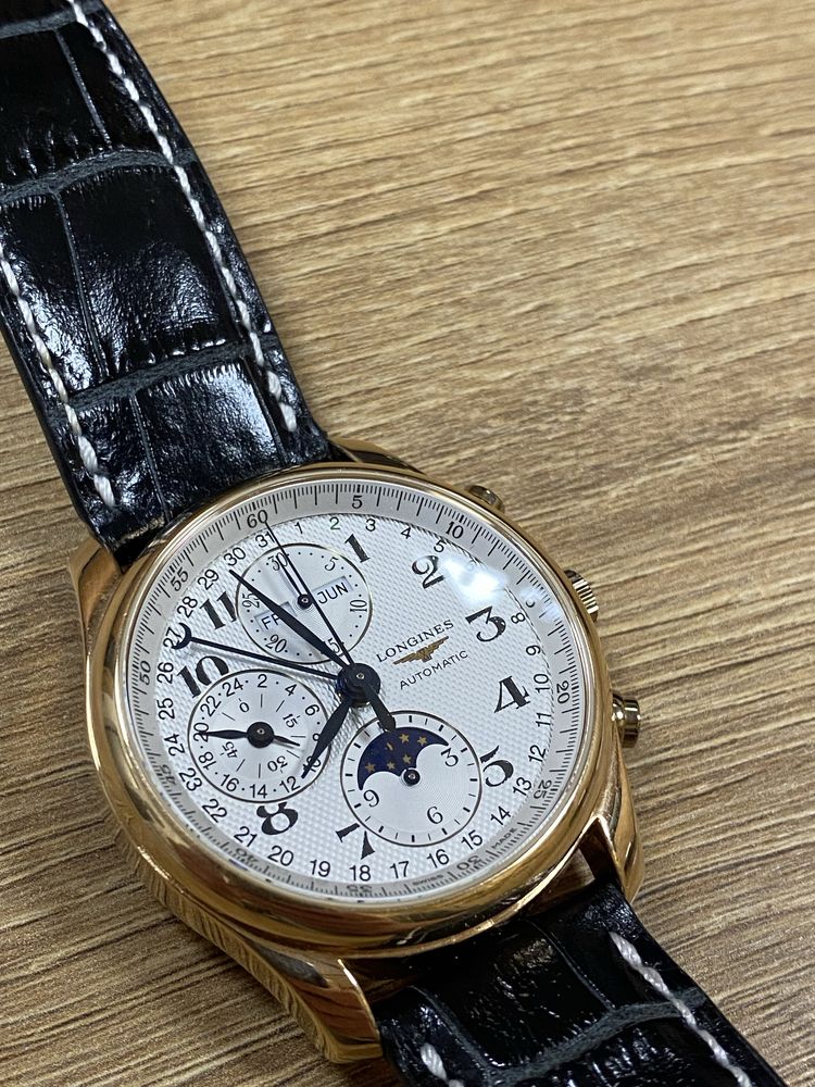 Золотий годинник Longines Master Collection
