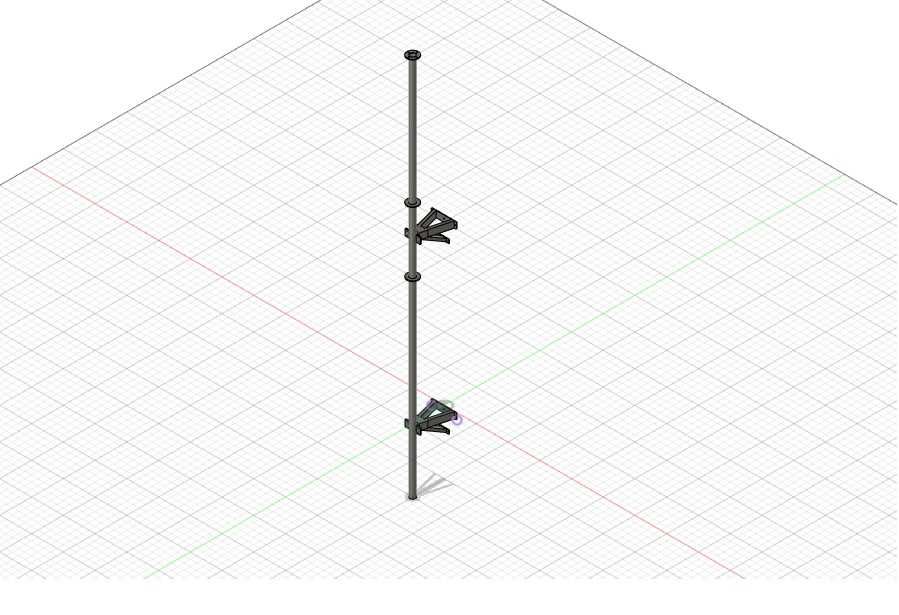 Maszt, słup,  uchwyty do elektrowni wiatrowej