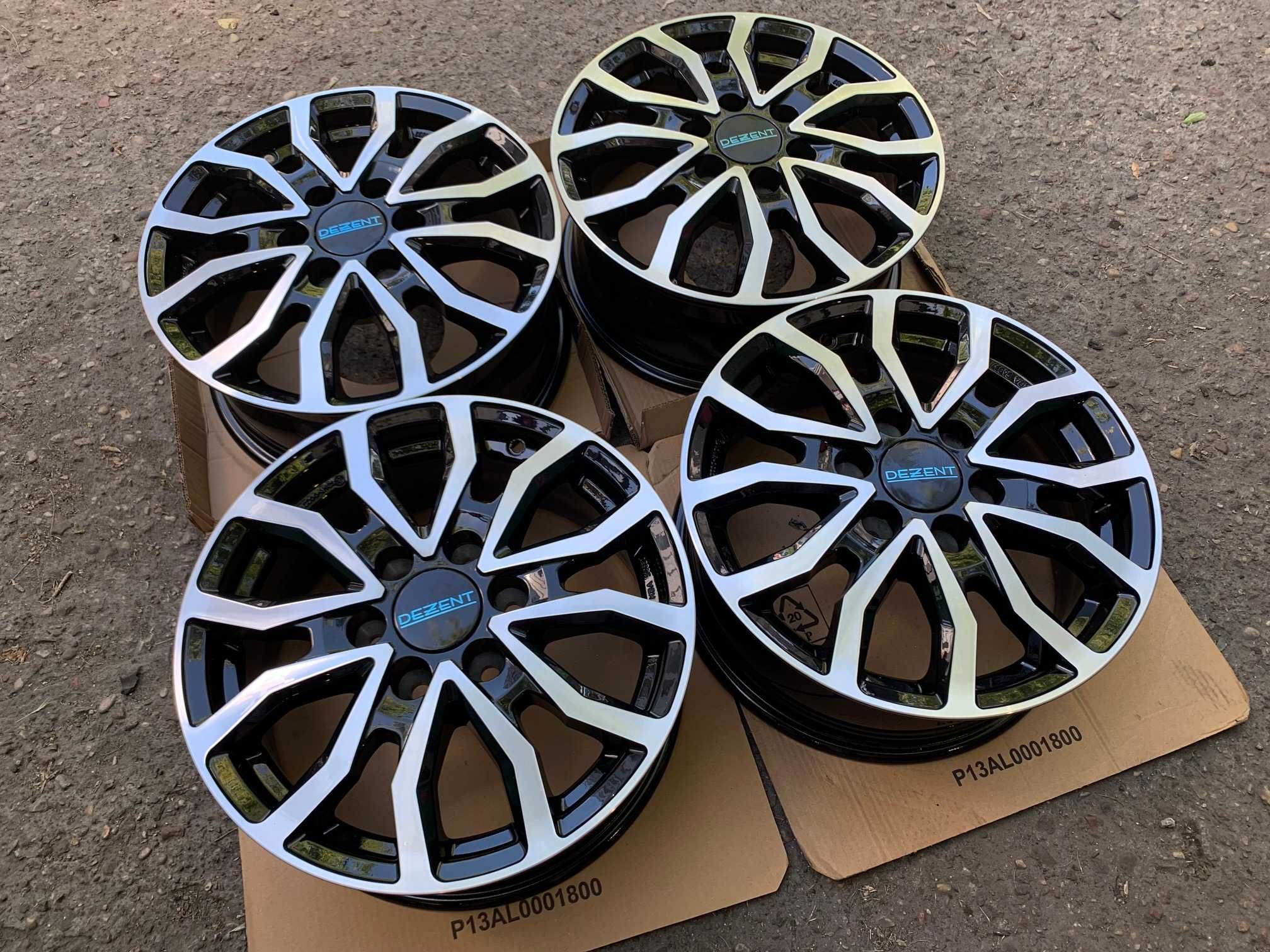 4x felgi DEZENT KC dark 16x6,5 roz. 6x120 ET 50 TRANSIT TRANSPORTER