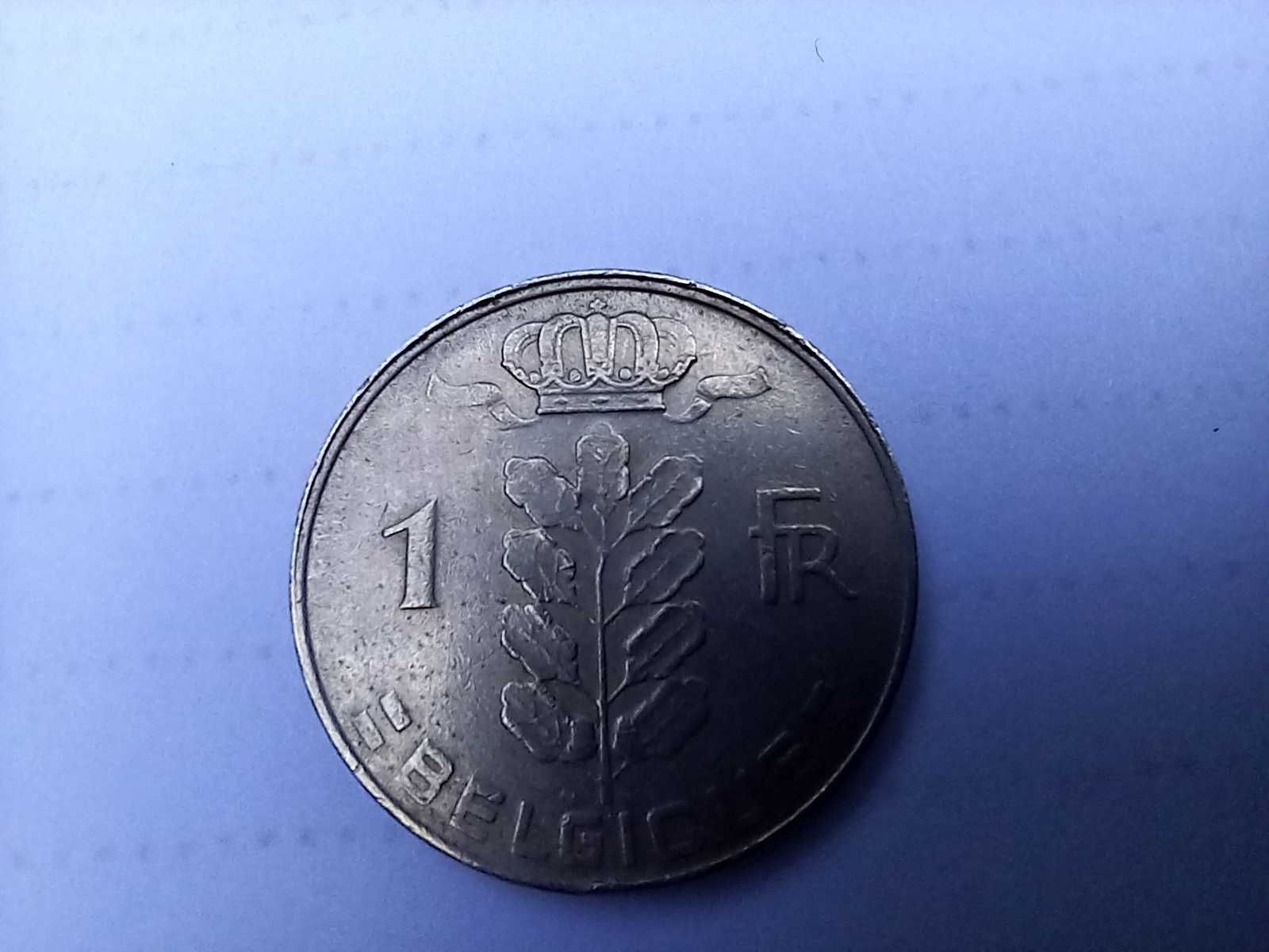 Moneta Belgia  - 1 frank 1961 /7/