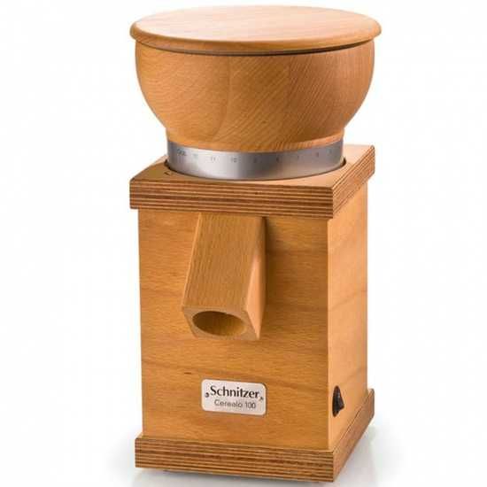 Moinho caseiro em faia para farinha