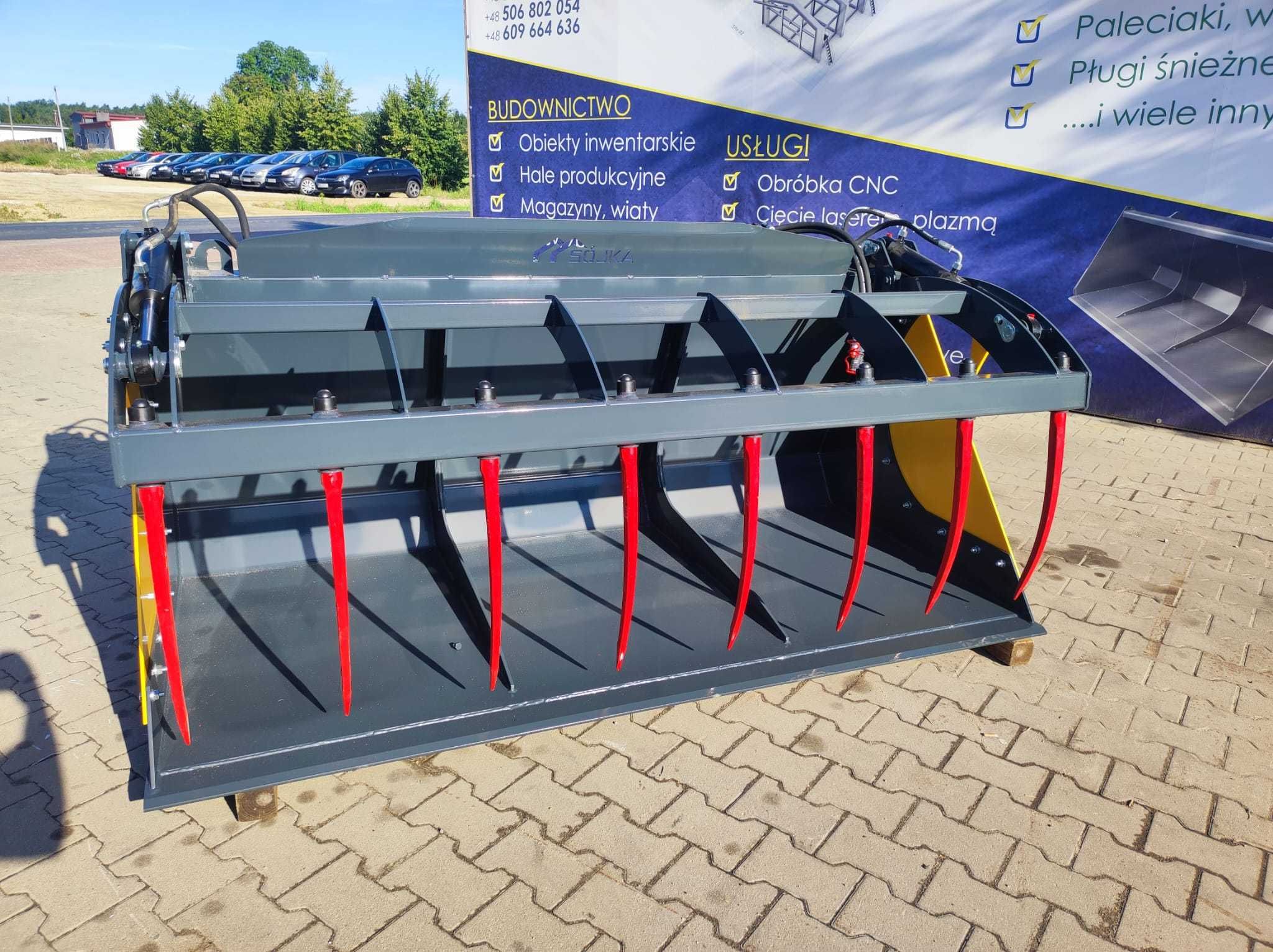 RATY! Łyżko-krokodyl do ładowarki typu Claas, JCB, Merlo, Dieci, 2 m